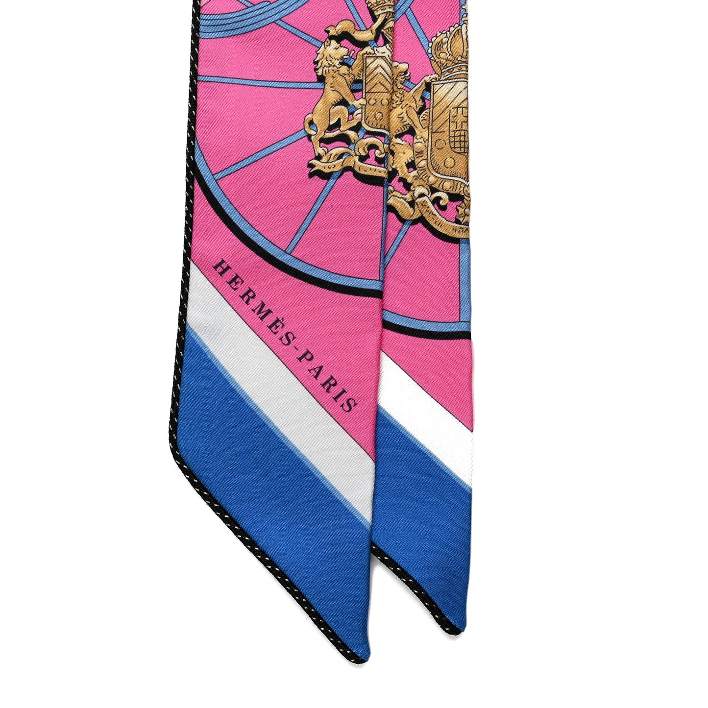 Silk Springs Springs Twilly Rose Bleu Black