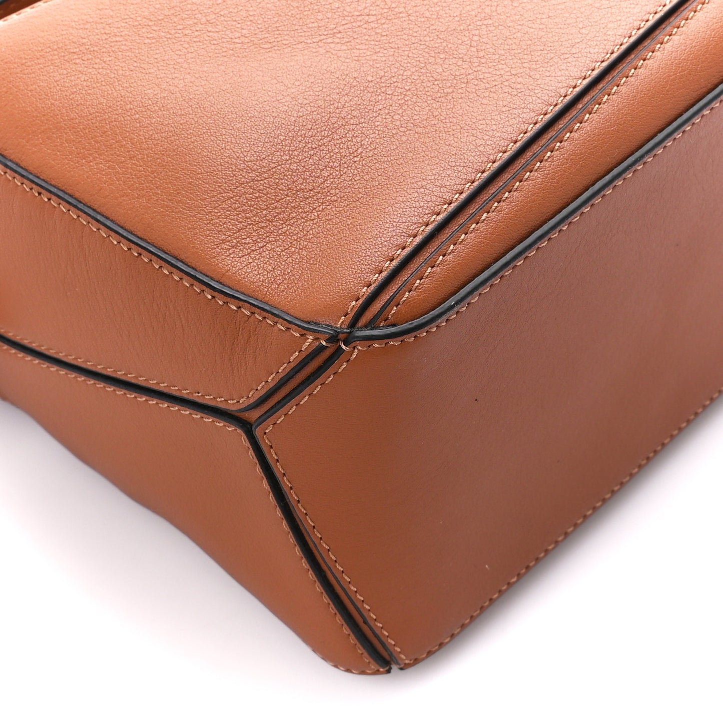 Calfskin Small Puzzle Bag Tan
