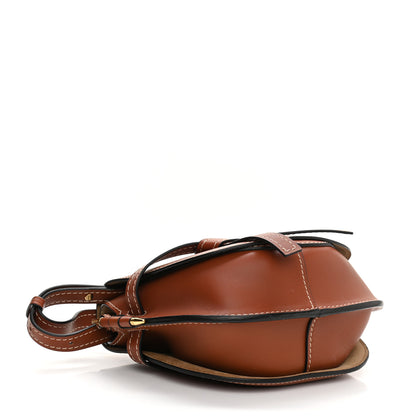 Loewe Calfskin Small Gate Crossbody Bag Rust 4 of 10