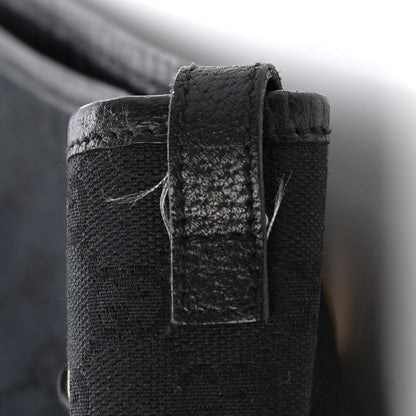 Gucci Monogram Medium Abbey Shoulder Bag Black 10 of 11