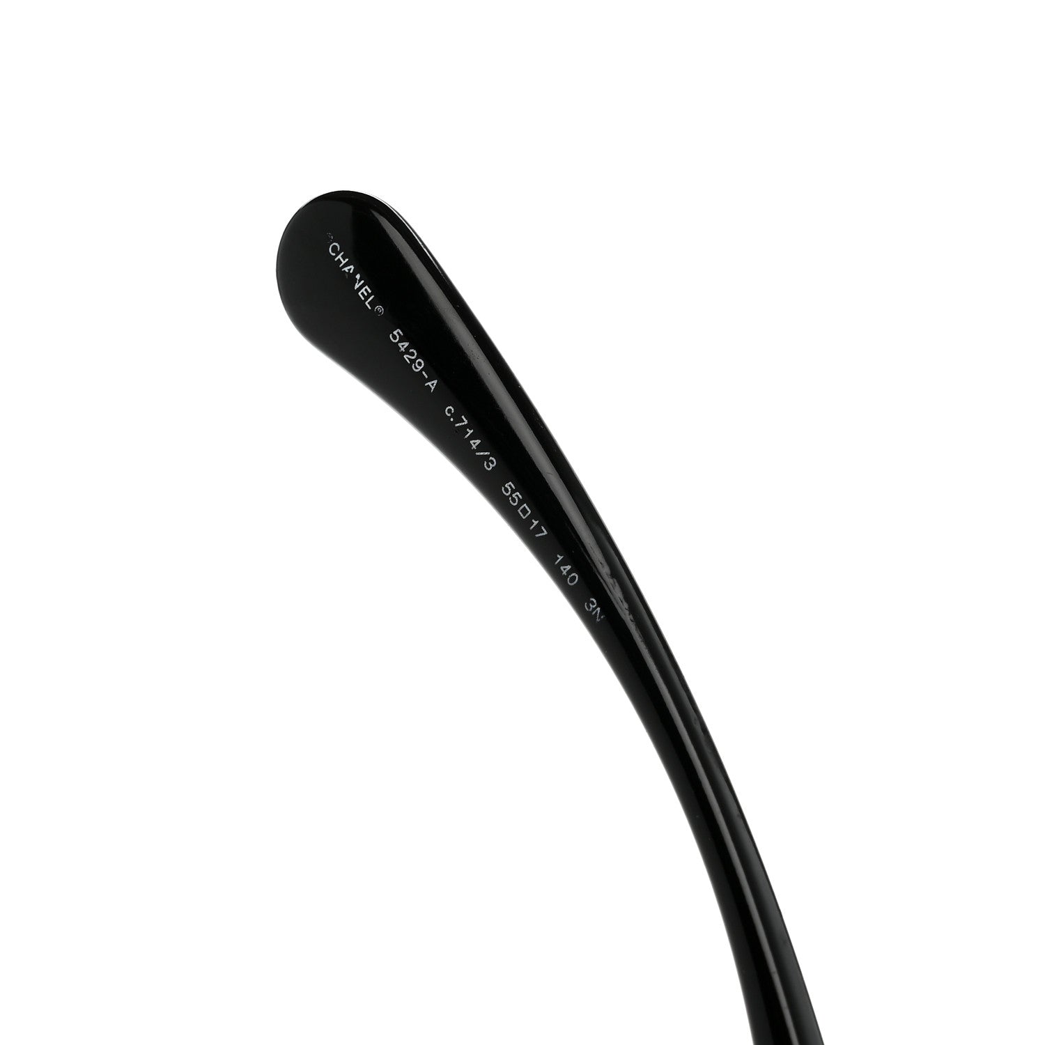 Chanel Acetate Polarized Butterfly Signature CC Sunglasses 5429-A Black 5 of 8