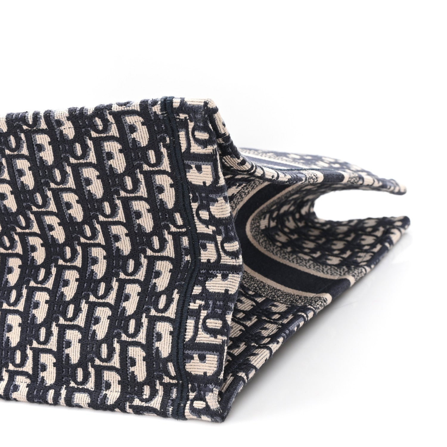 Christian Dior Oblique Large Book Tote Blue Multicolor 10 of 13