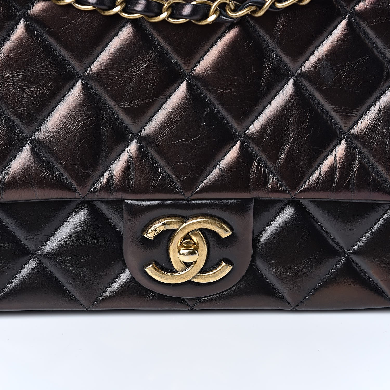 Chanel Hot Stamping Calfskin Tale Of Salzburg Flap Black 10 of 10