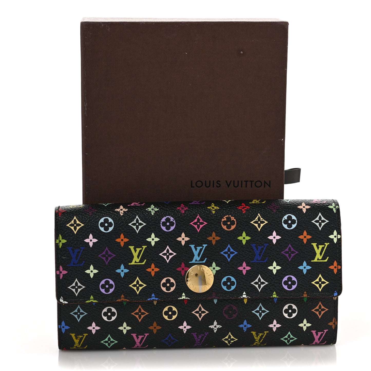 Monogram Multicolor Sarah Wallet Black Grenade