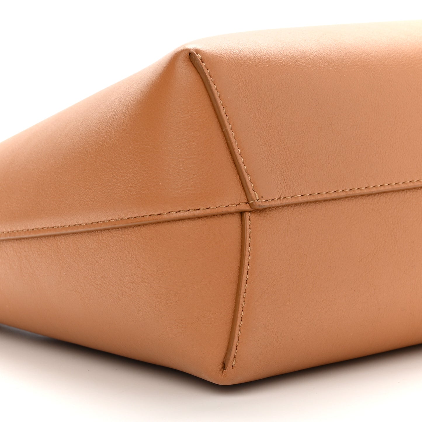 Polished Calfskin Mini Candy Bag Caramel