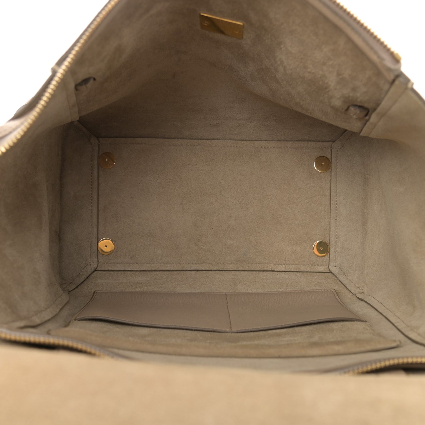 Grained Calfskin Mini Belt Bag Light Taupe