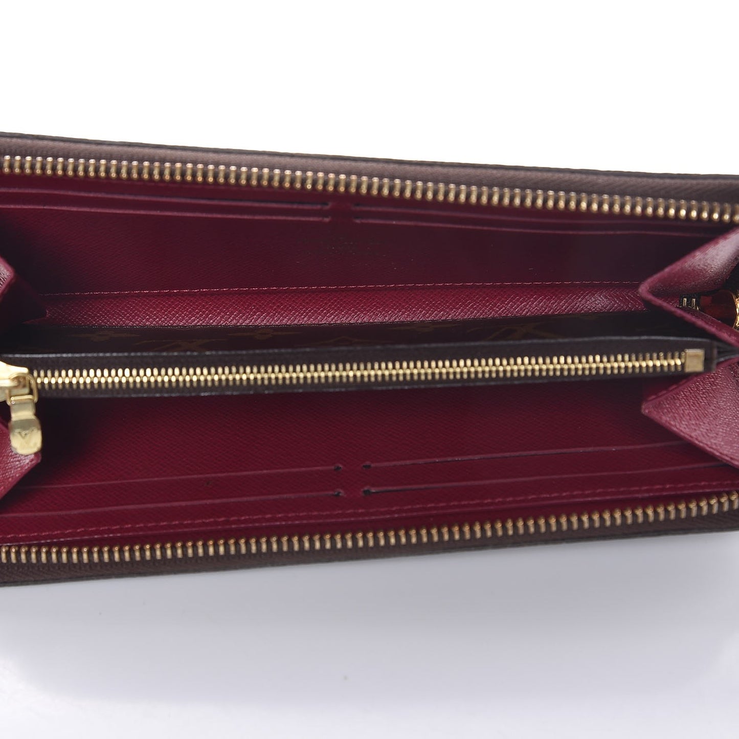 Monogram Clemence Wallet Fuchsia