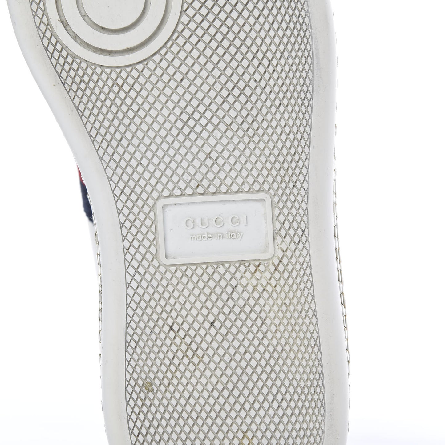 Calfskin Crystal Web Bee Embroidered Womens Ace Platform Sneakers 35.5 White