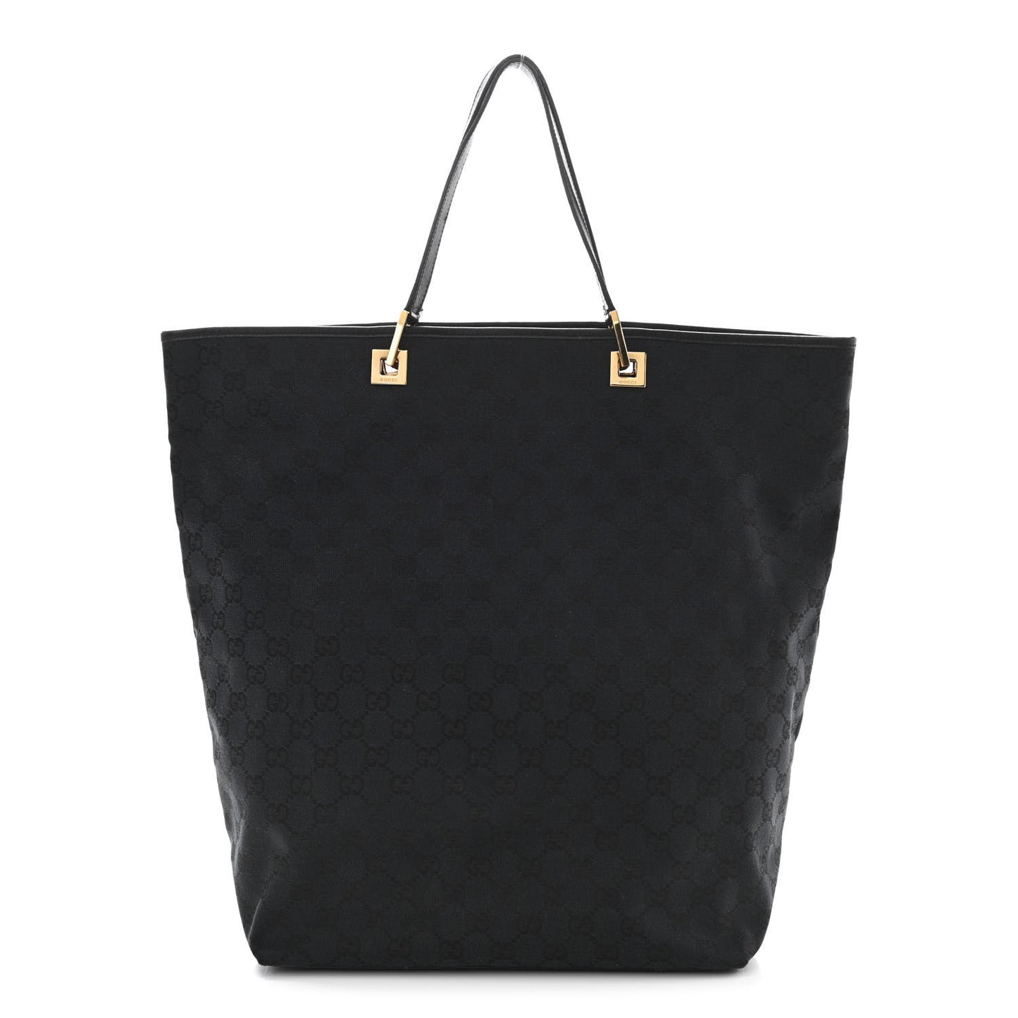 Monogram Large Bucket Tote Black