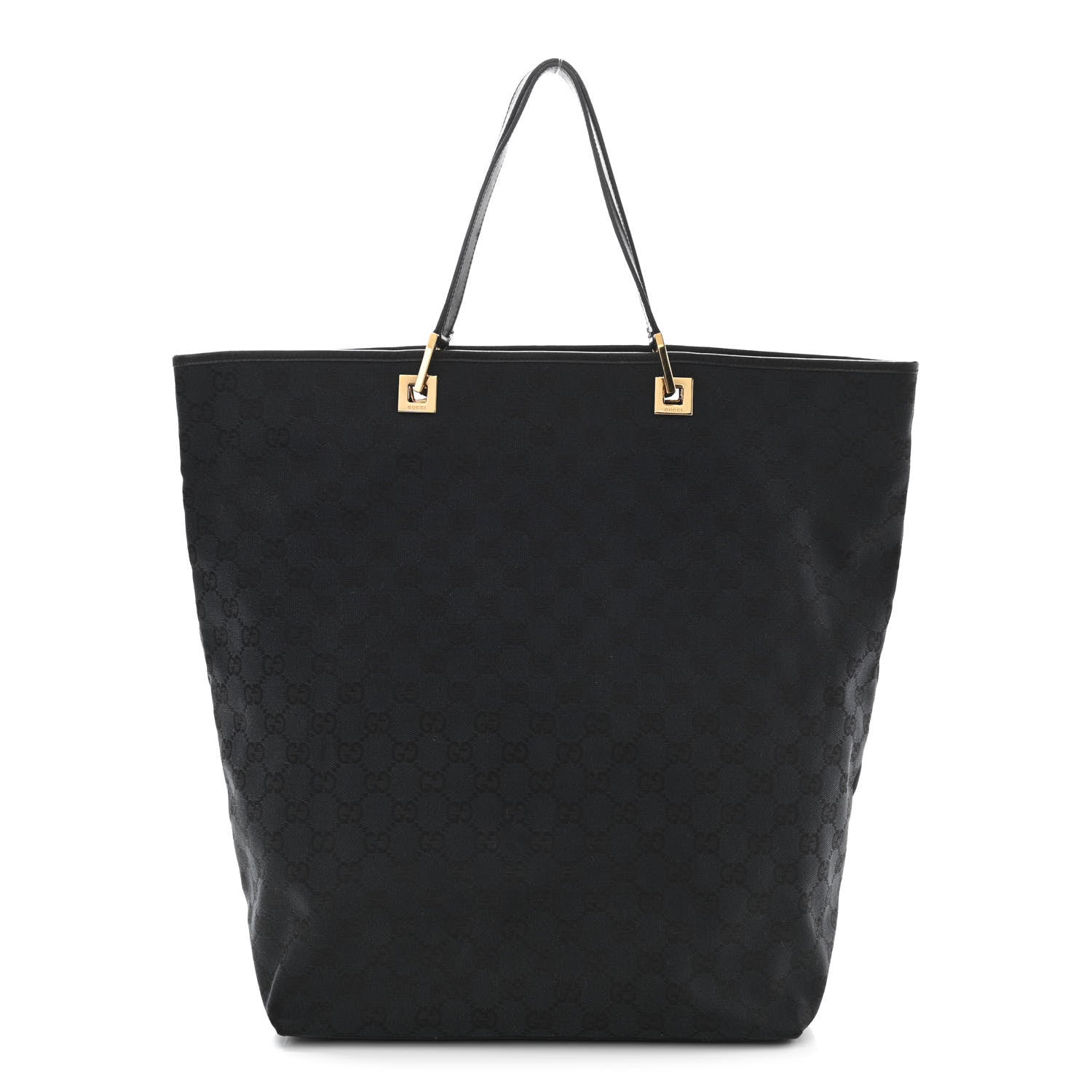 Gucci Monogram Large Bucket Tote Black 1 of 14