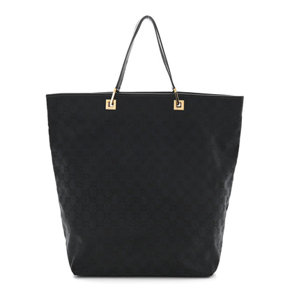 Gucci Monogram Large Bucket Tote Black 1 of 14