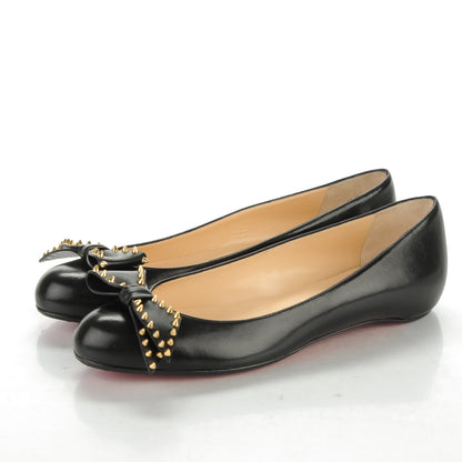 Christian Louboutin Nappa Ballalarina Flats 37 Black 3 of 6