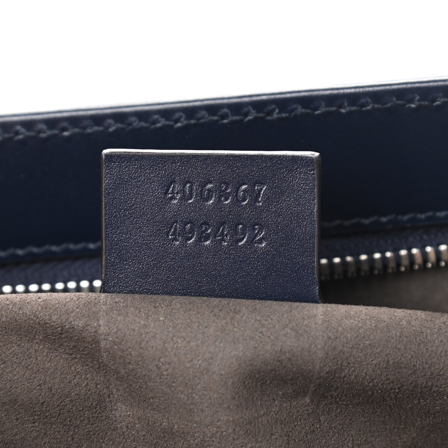 Guccissima Signature Medium Double Buckle Flap Messenger Bag Blue