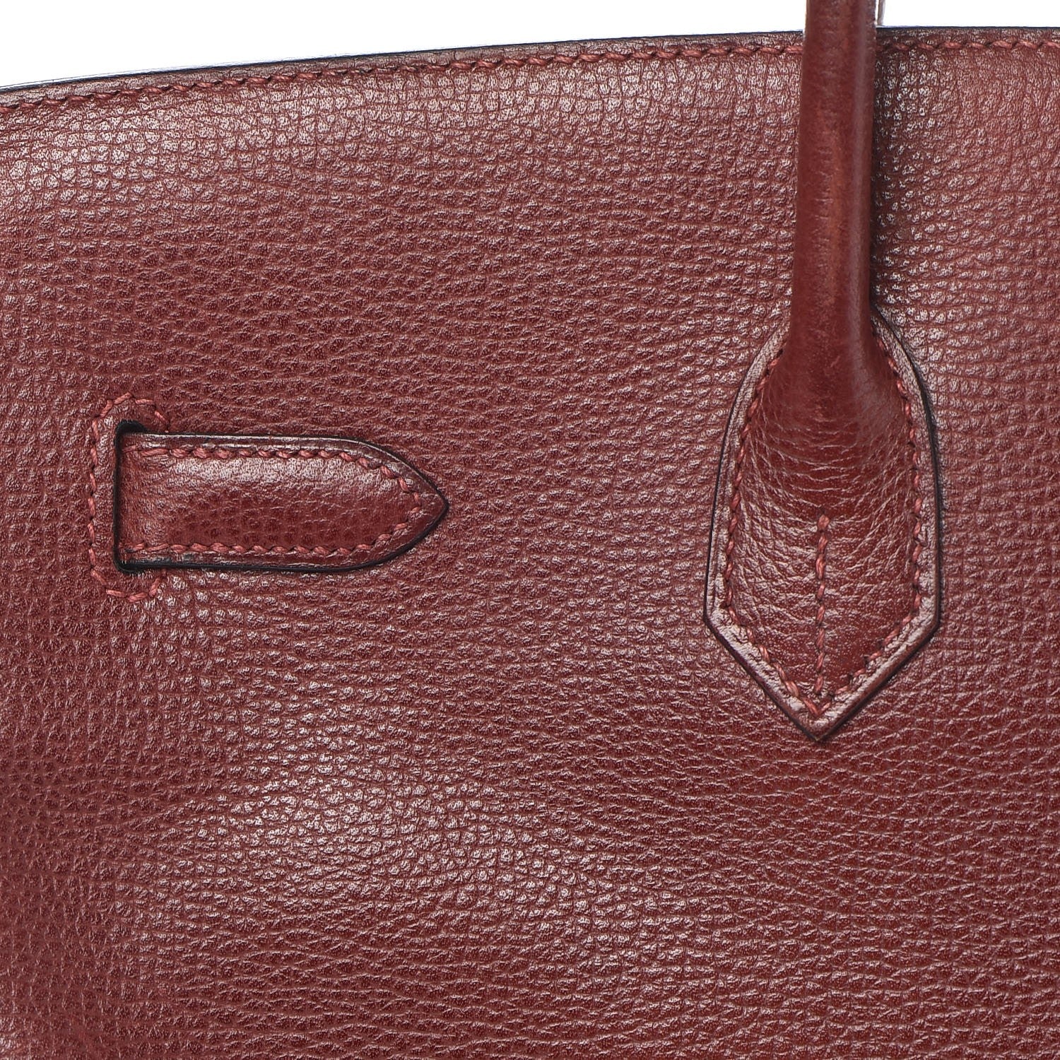 Hermes Ardennes Birkin 35 Rouge H 15 of 38