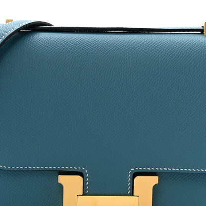 Hermes Epsom Constance 18 New Blue Jean 9 of 12