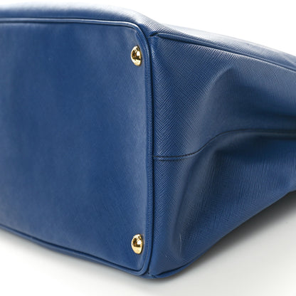 Prada Saffiano Lux Large Tote Bluette 9 of 9