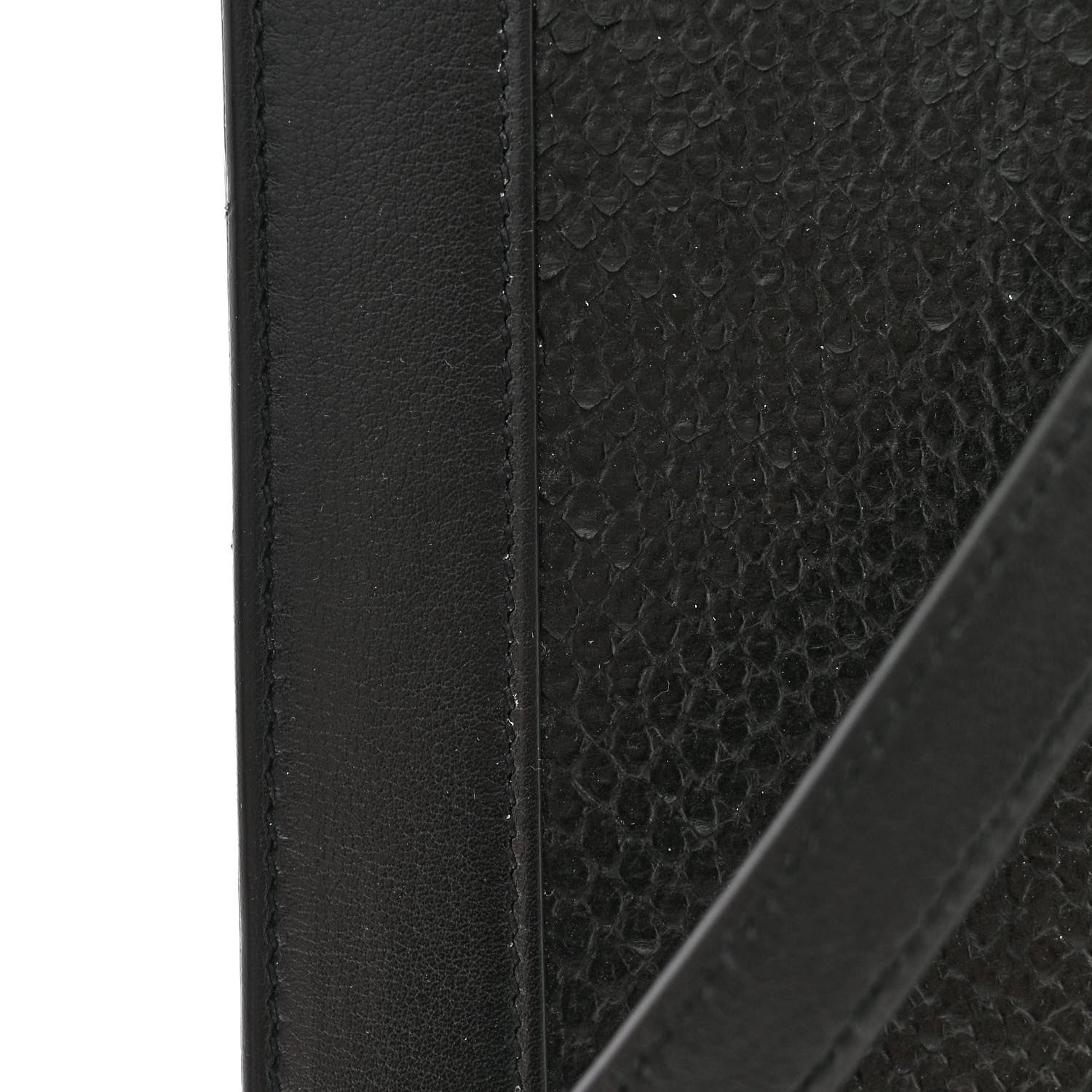 Saint Laurent Python Calfskin Embossed Small Sac de Jour Black 13 of 17