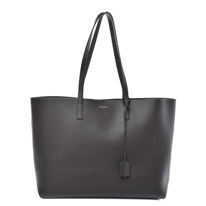 Saint Laurent Calfskin Large Shopping Tote Dark Grey 1 of 8