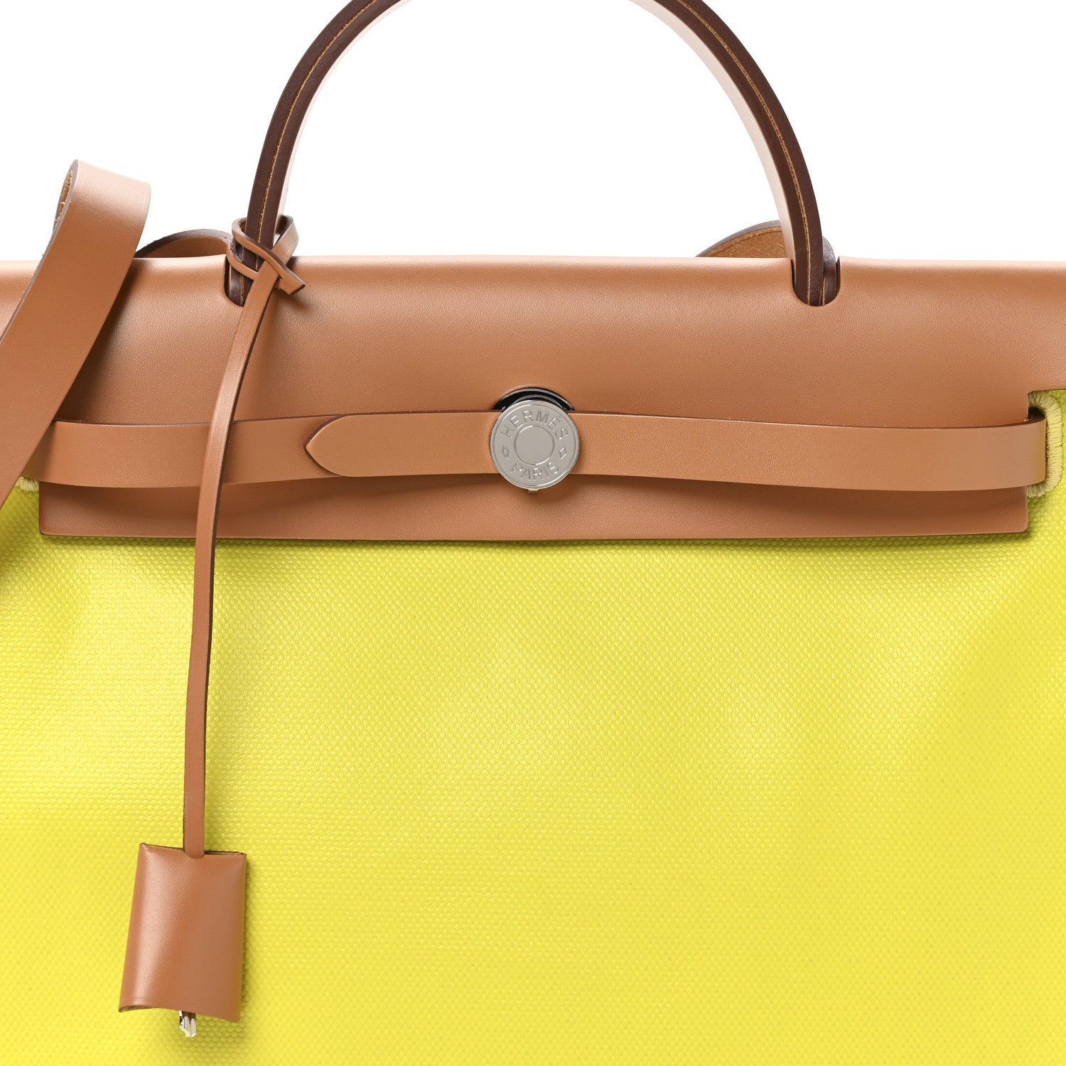 Hermes Toile H Berline Vache Hunter Herbag Zip 31 PM Lime 9 of 11