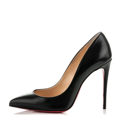 Christian Louboutin Kid Pigalle Follies 100 Pumps 37.5 Black 1 of 7