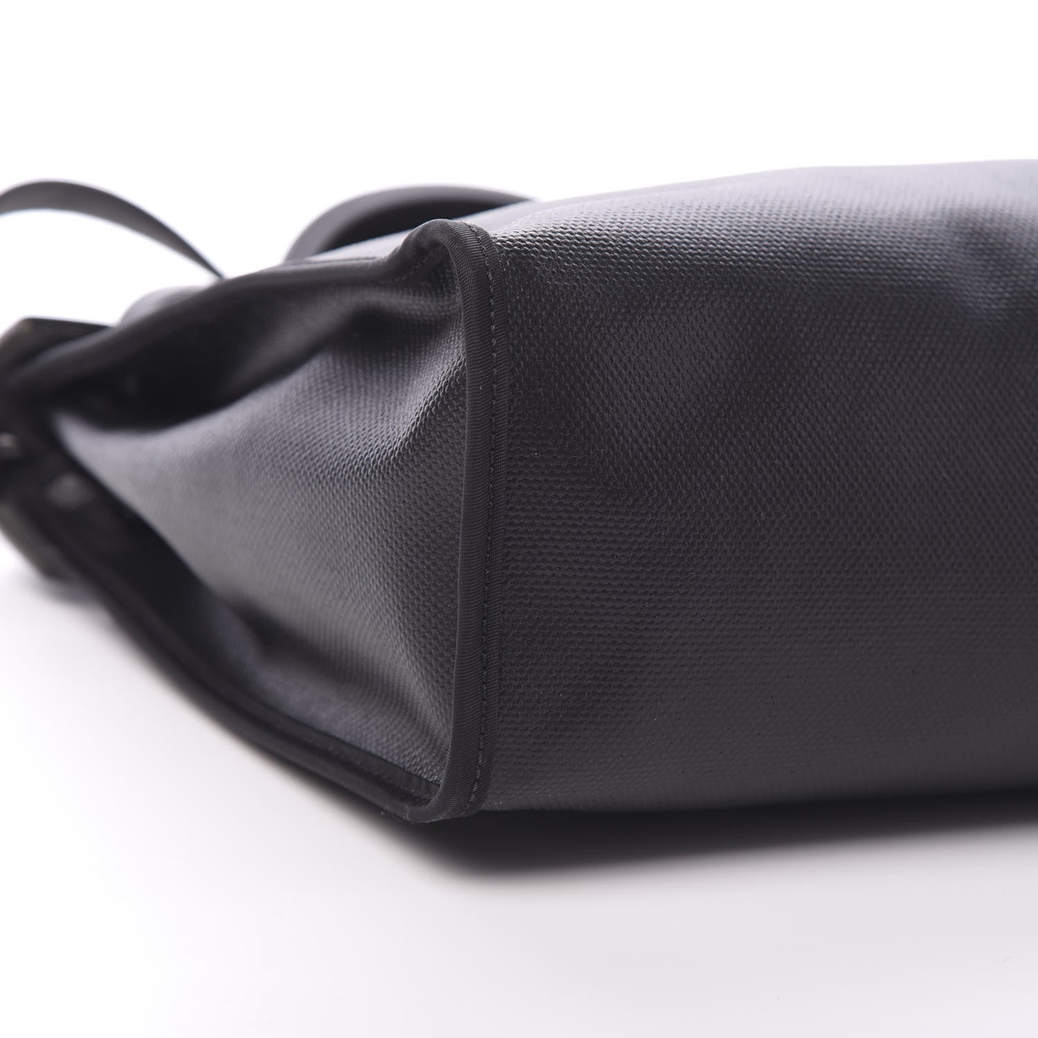 Hermes Toile H Berline Vache Hunter Herbag Zip PM 31 Black Ecru 8 of 13