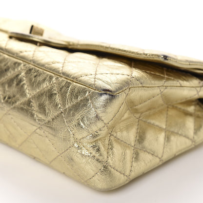 Chanel Metallic Aged Calfskin Quilted 2.55 Reissue 225 Flap Gold 7 of 14