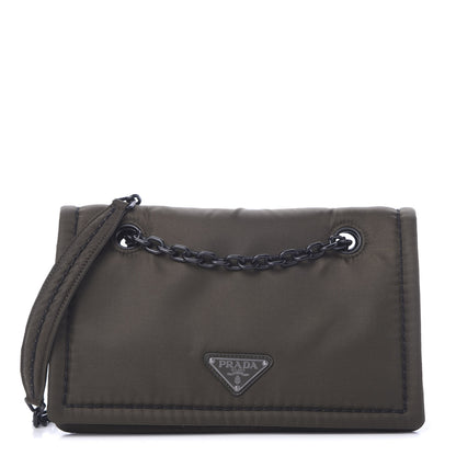 Prada Nylon Tessuto Chain Shoulder Bag Mimetico 1 of 12