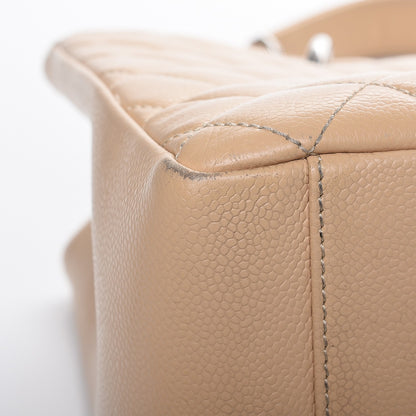 Chanel Caviar Quilted Grand Shopping Tote GST Beige Clair 8 of 28
