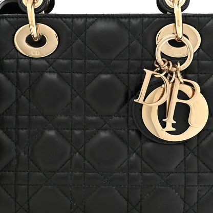Christian Dior Lambskin Cannage Small Lucky Badges My Lady Dior Black 8 of 10