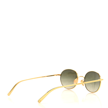 Louis Vuitton LV Bright Round Sunglasses Z2100U Gold 4 of 7