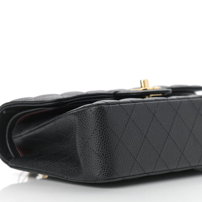Chanel Caviar Quilted Small Double Flap Black 9 of 11