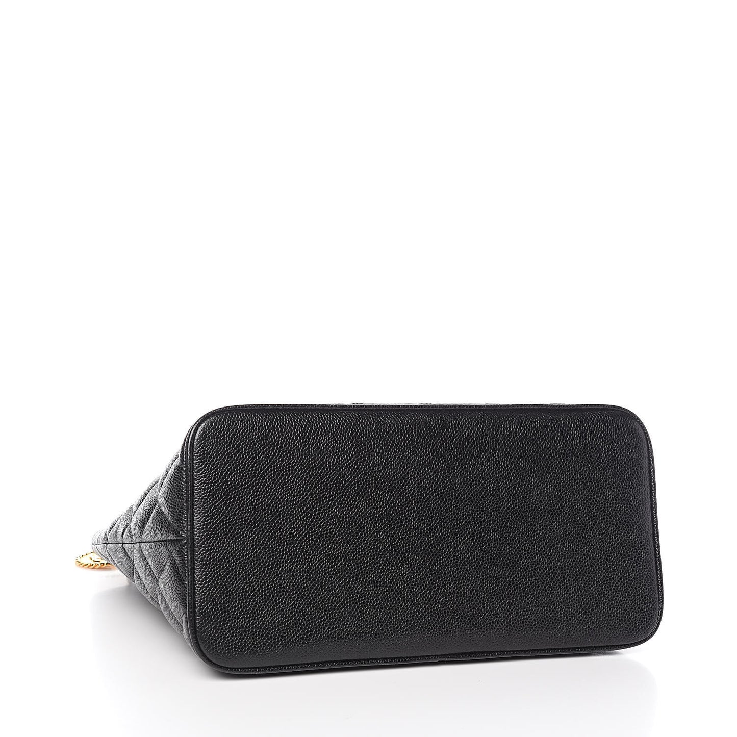 Caviar Quilted Medallion Tote Black