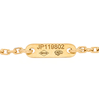 Van Cleef & Arpels 18K Yellow Gold Mother of Pearl Sweet Alhambra Bracelet 4 of 4
