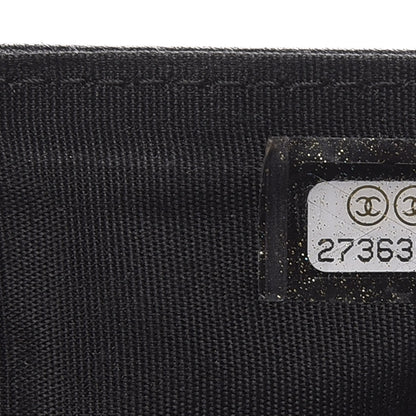 Chanel Caviar Quilted Compact Boy Wallet Black 7 of 7