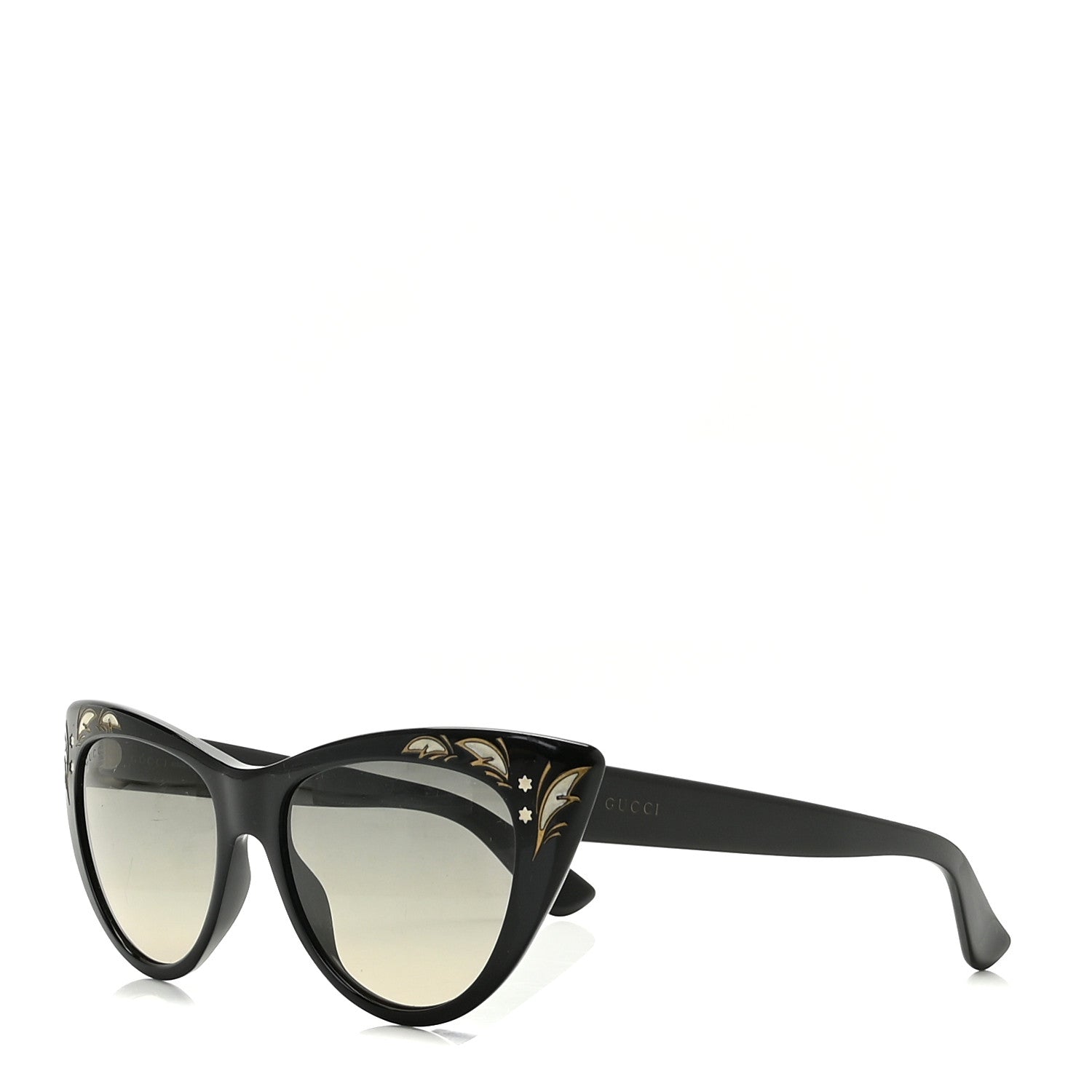 Gucci Acetate Cat Eye GG0089S Sunglasses Black 1 of 8