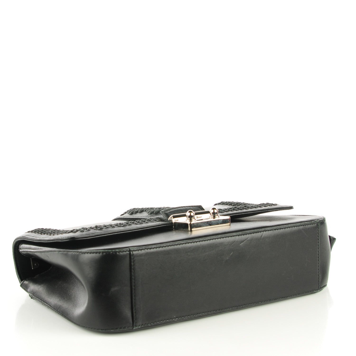 Christian Dior Matte Calfskin Cannage New Lock Bag Black 7 of 12