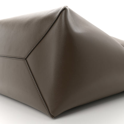 Loewe Shiny Calfskin Medium Puzzle Fold Tote Umber 10 of 11