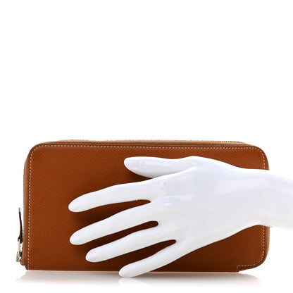 Hermes Epsom Silk'In Wallet Gold 2 of 10