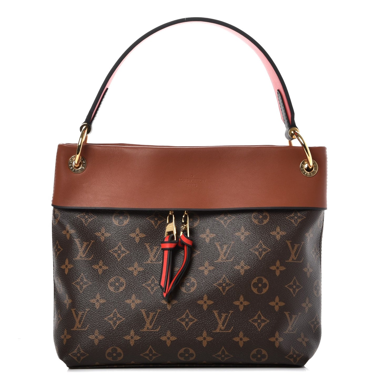 Monogram Tuileries Besace Caramel Rouge