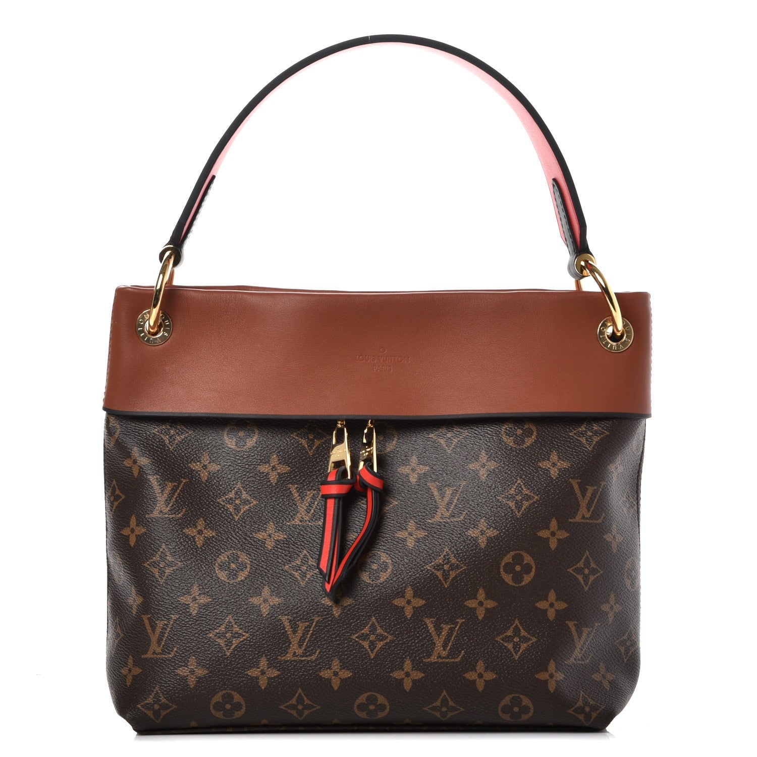 Louis Vuitton Monogram Tuileries Besace Caramel Rouge 1 of 10