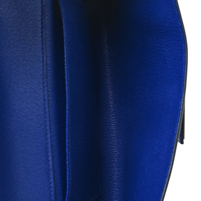 Hermes Chevre Mysore Medor 23 Clutch Bleu Hydra Electric Blue 6 of 8