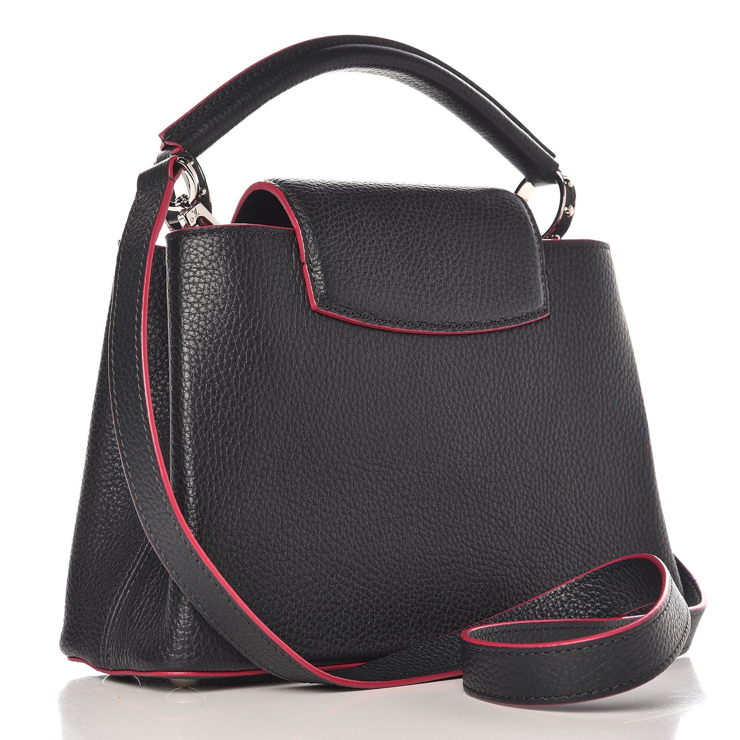 Louis Vuitton Taurillon Capucines BB Cobalt Fuchsia 4 of 10