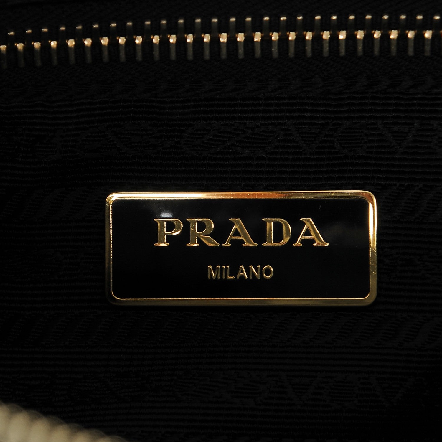 Prada Nylon Vela Colour Messenger Bag Black 6 of 6