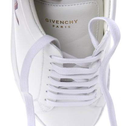 Givenchy Calfskin Logo Womens Urban Street Sneakers 38 White Red 11 of 12