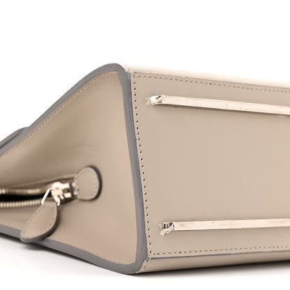 Balenciaga Smooth Calfskin Le Dix S Cartable Shoulder Bag Pearl Grey 9 of 14