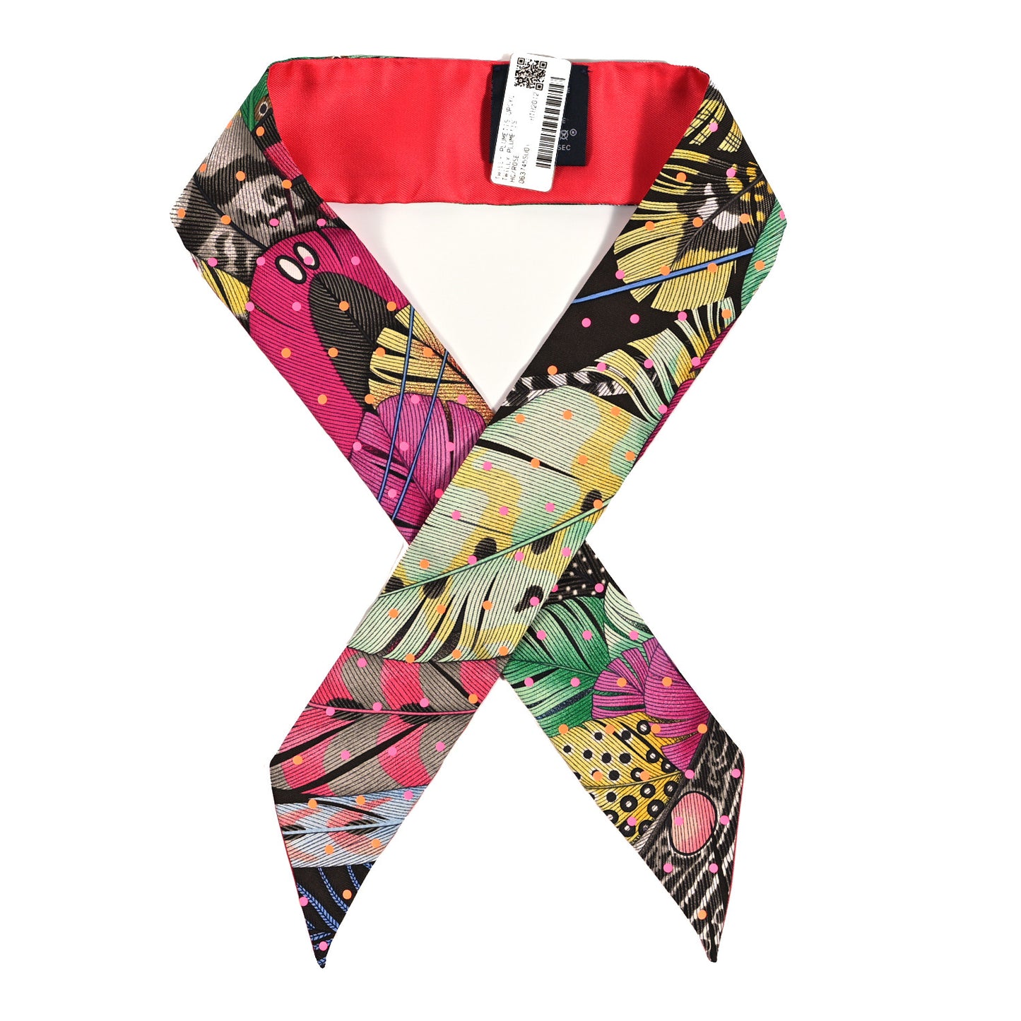 Silk Plumetis Twilly Rose