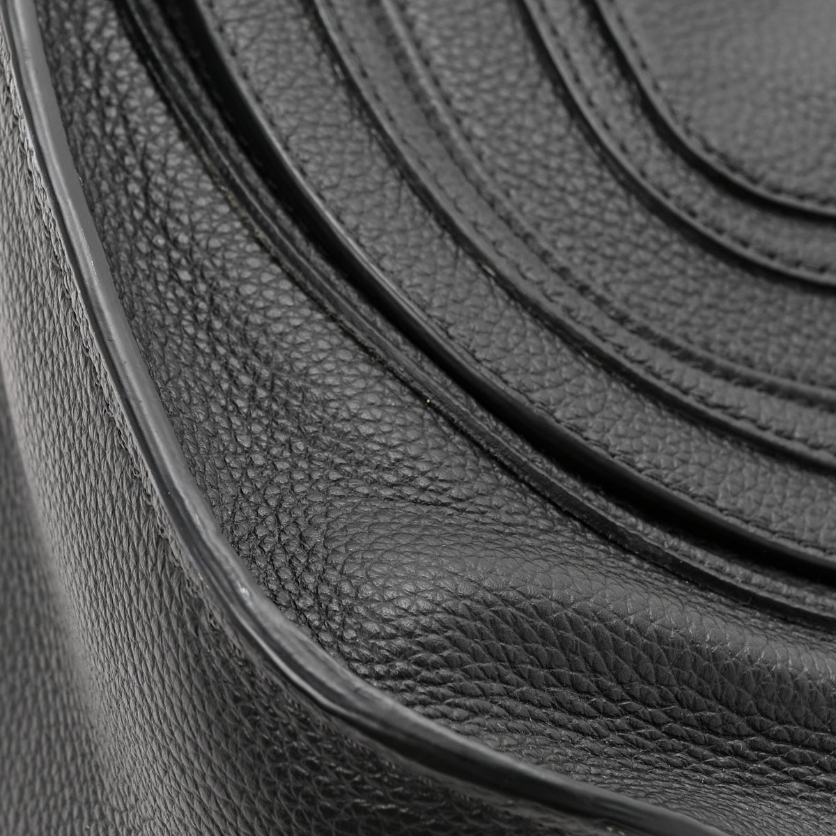 Calfskin Braided Medium Marcie Double Carry Black