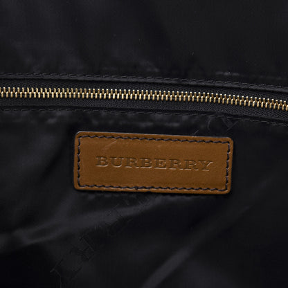 Burberry Bridle Calfskin House Check Owl Medium Orchard Bowling Bag Brown Ochre 8 of 13
