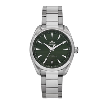 Omega Stainless Steel 41mm Seamaster Aqua Terra Co-Axial Automatic Watch Green 220.10.41.21.10.001 1 of 5