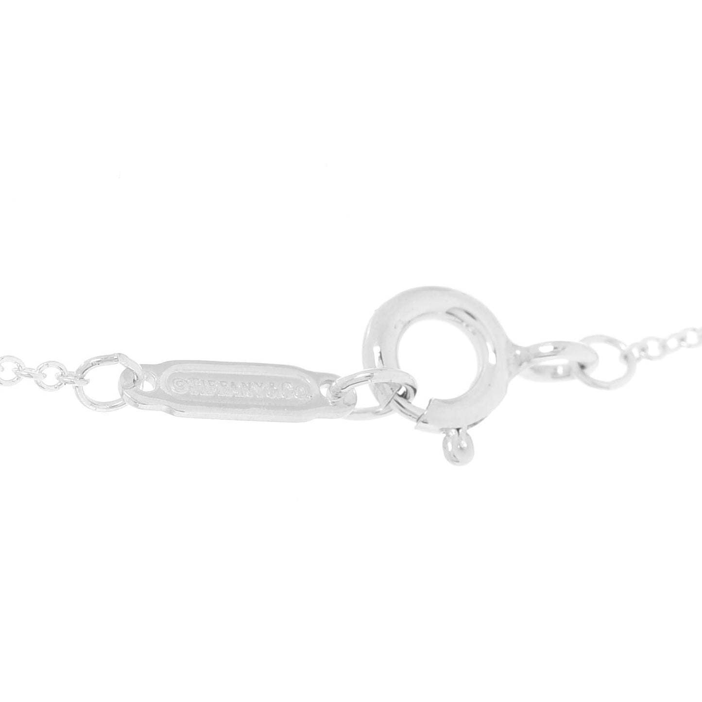 Sterling Silver Mini Oval Key Pendant Necklace